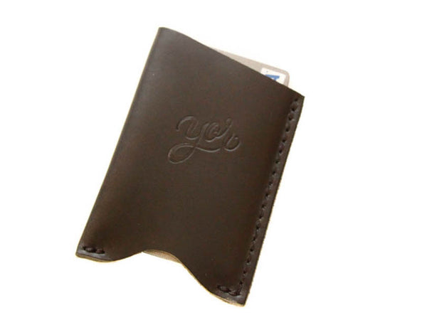Leather Wallet, Card Sleeve, YOR Leather