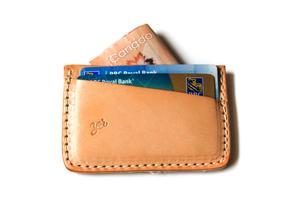 Front Pocket Wallet- Vegetable Tanned