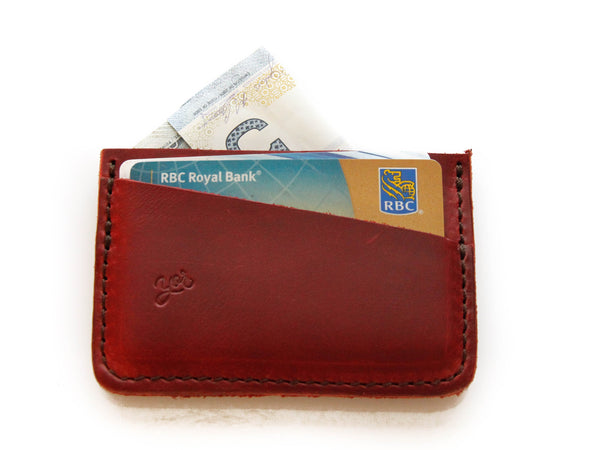 Front Pocket Wallet- Red Wine