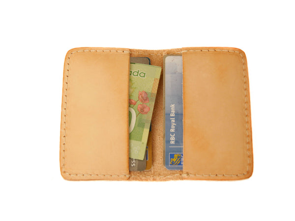 Card Wallet - Vegetable Tanned
